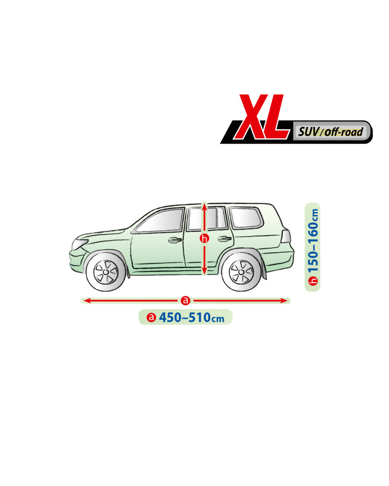 Prelata auto, husa exterioara Membrane Garage XL SUV , lungime 461-510 cm