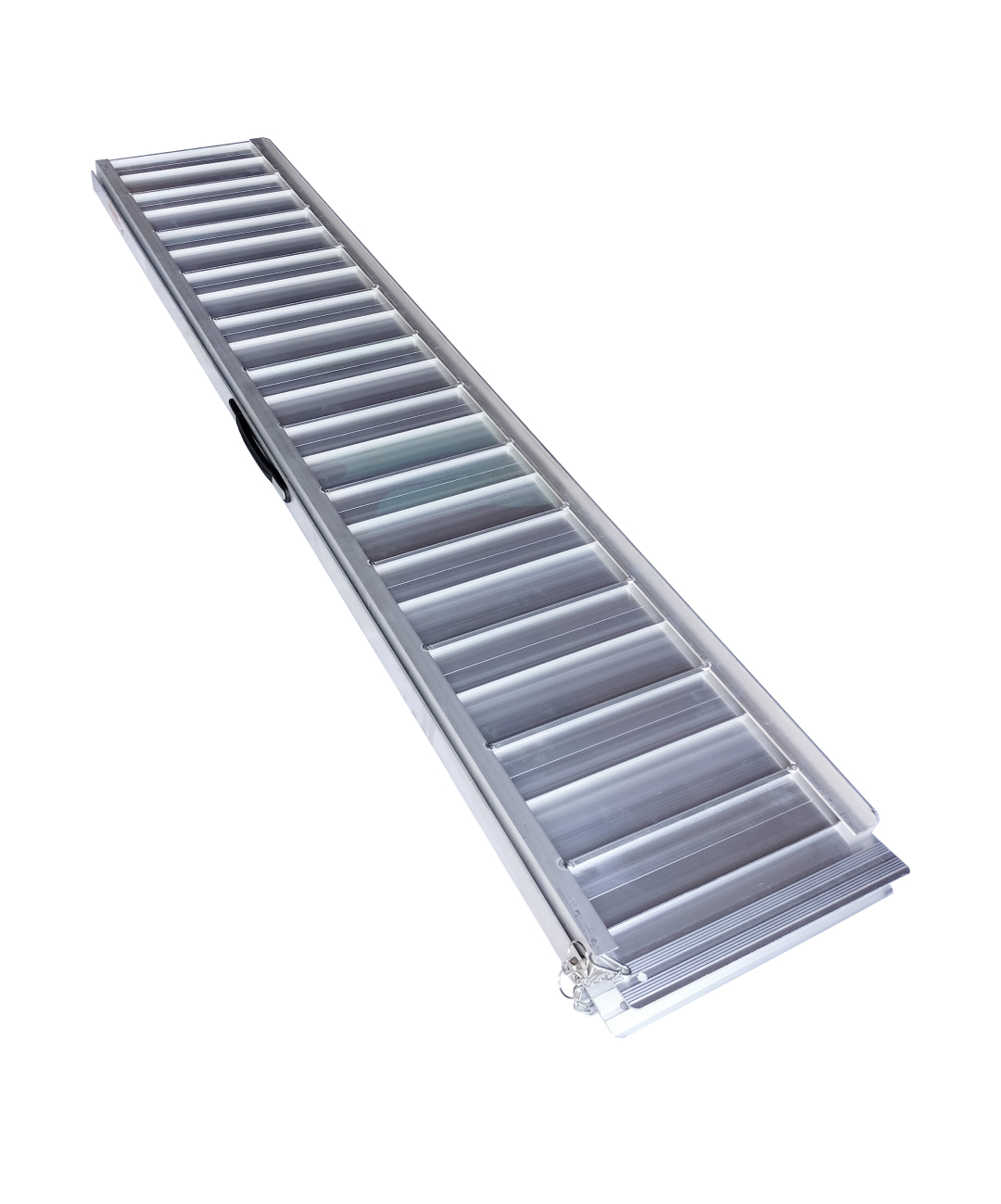 Rampa scaun cu rotile, alum, 76 x 180 cm. 270 kg, pliabila, cu nervuri, cu m�ner de transport cauciucat