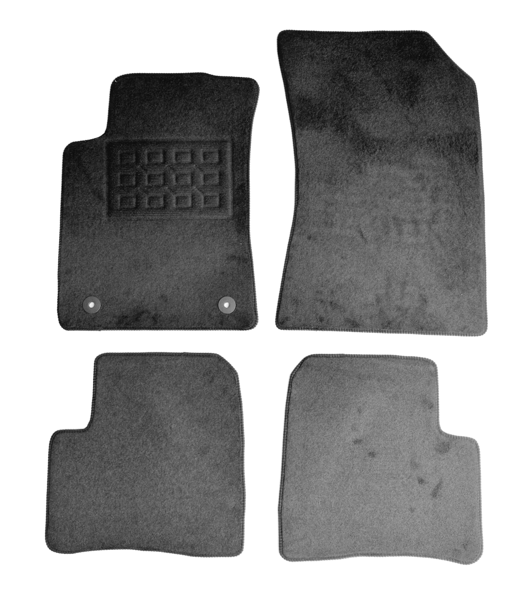 Covorase mocheta Citroen C3 III 2016->, C3 III Facelift 2020-> Negre, set de 3 bucati