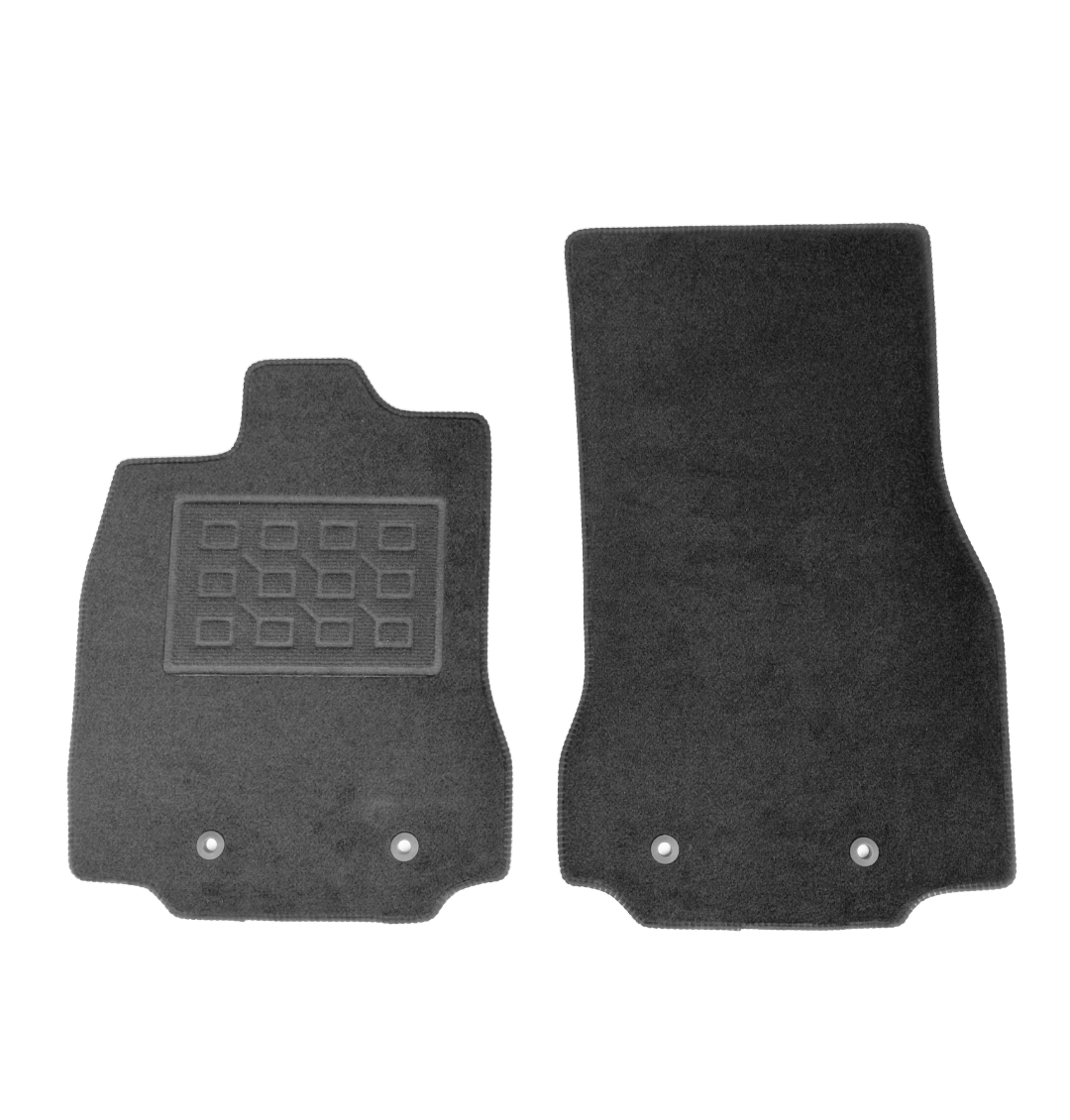 Covorase mocheta Jaguar XF 2011-2015, 2 locuri, Negre, set de 2 Buc.