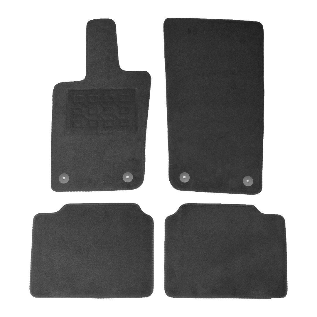 Set covorase auto din mocheta Porsche Panamera 4, 2016-; Porsche Panamera Gts 2016-, Negru, 4 Buc.