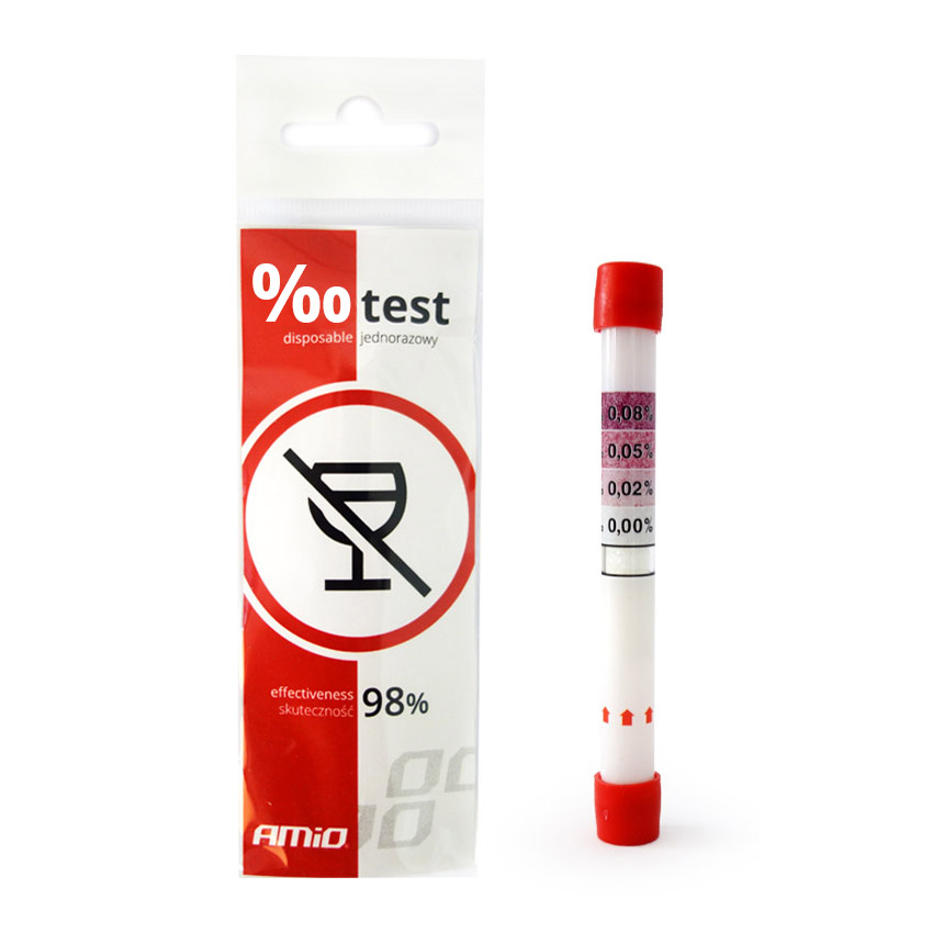 Alcooltest de unica folosinta, certificat; AMIO
