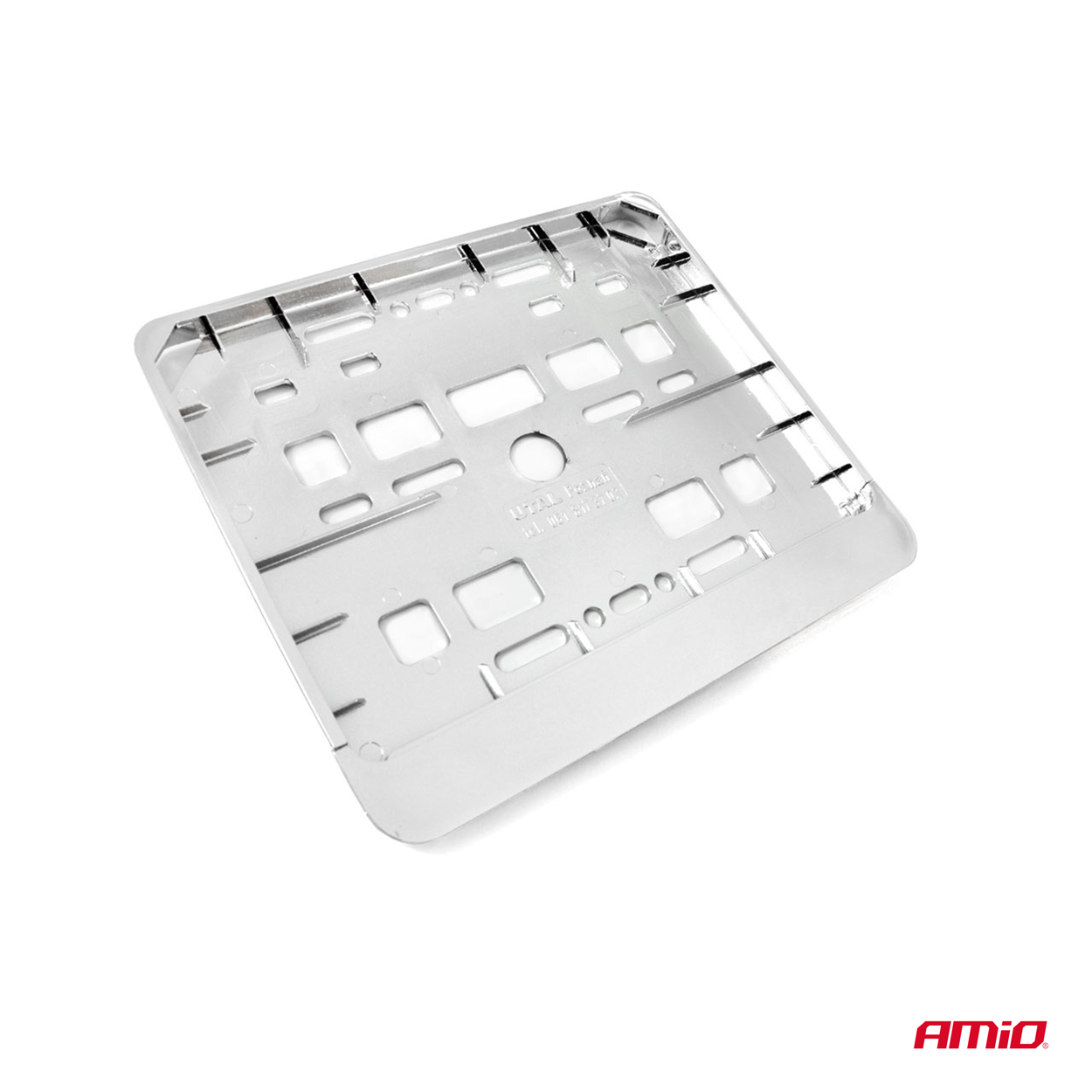 Suport numar pentru motociclete, metalic, 19x15cm; AMIO