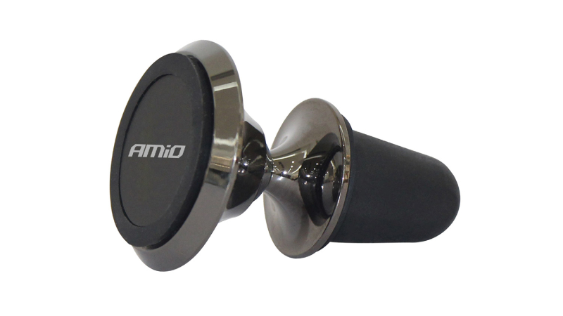 Suport auto magnetic pentru telefon, fixare in grila de ventilatie, rotire 360 grade, HOLD-11; AMIO