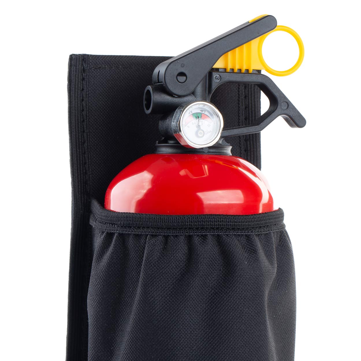 Suport stingator , texil, fixare banda velcro, 27.5x10.5cm, pt extinctor 1Kg; AMIO