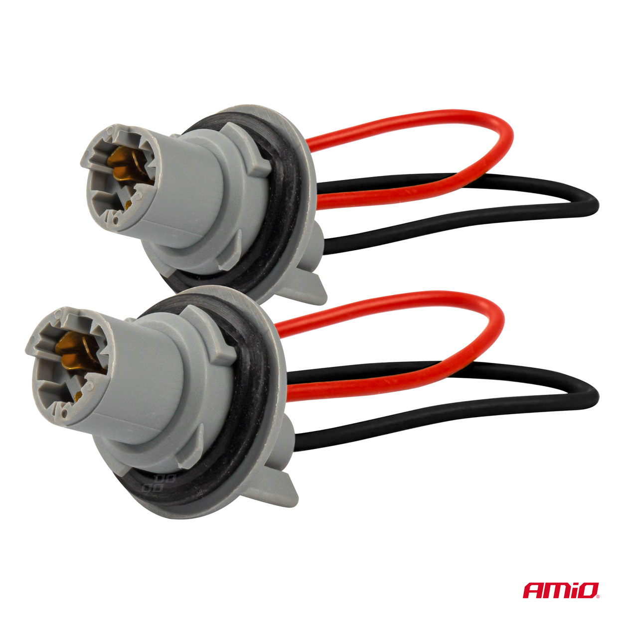 Mufa bec T15, plastic; soclu, set 2 buc.; AMIO
