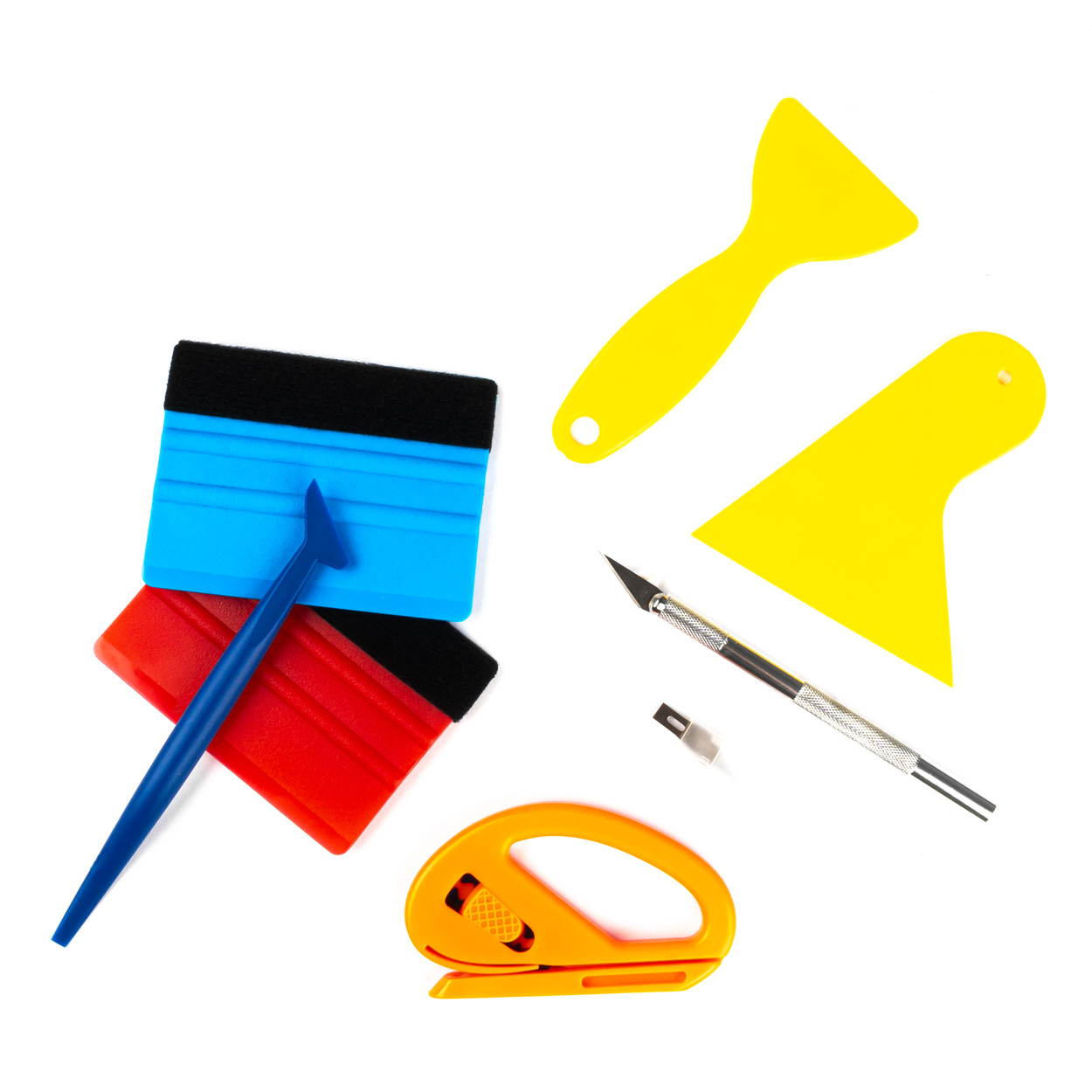 Kit unelte aplicare folie auto, set 8 buc.; AMIO