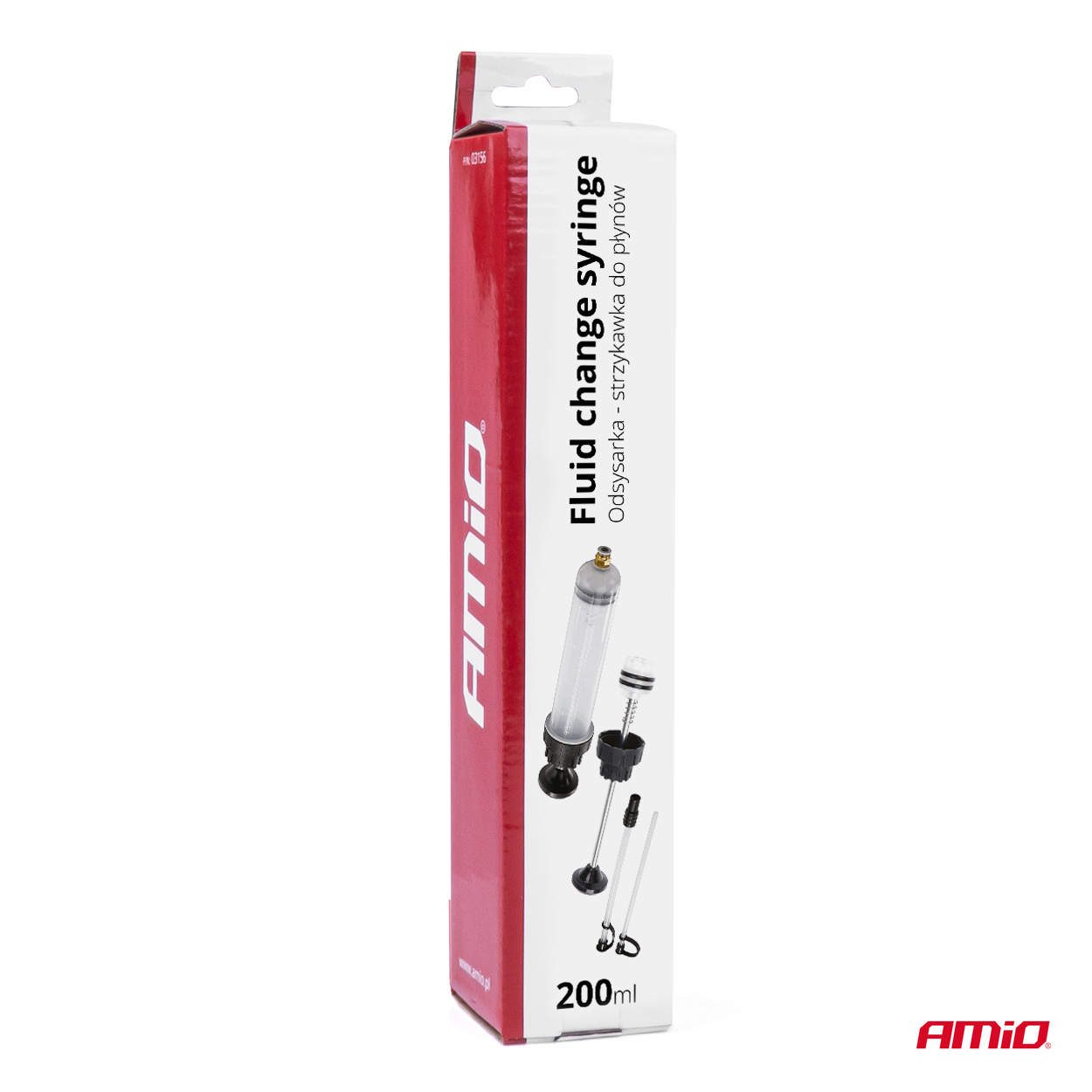 Pompa aspirare sau umplere, extractor fluide, ulei, lichid de frana, 200ml, AMIO