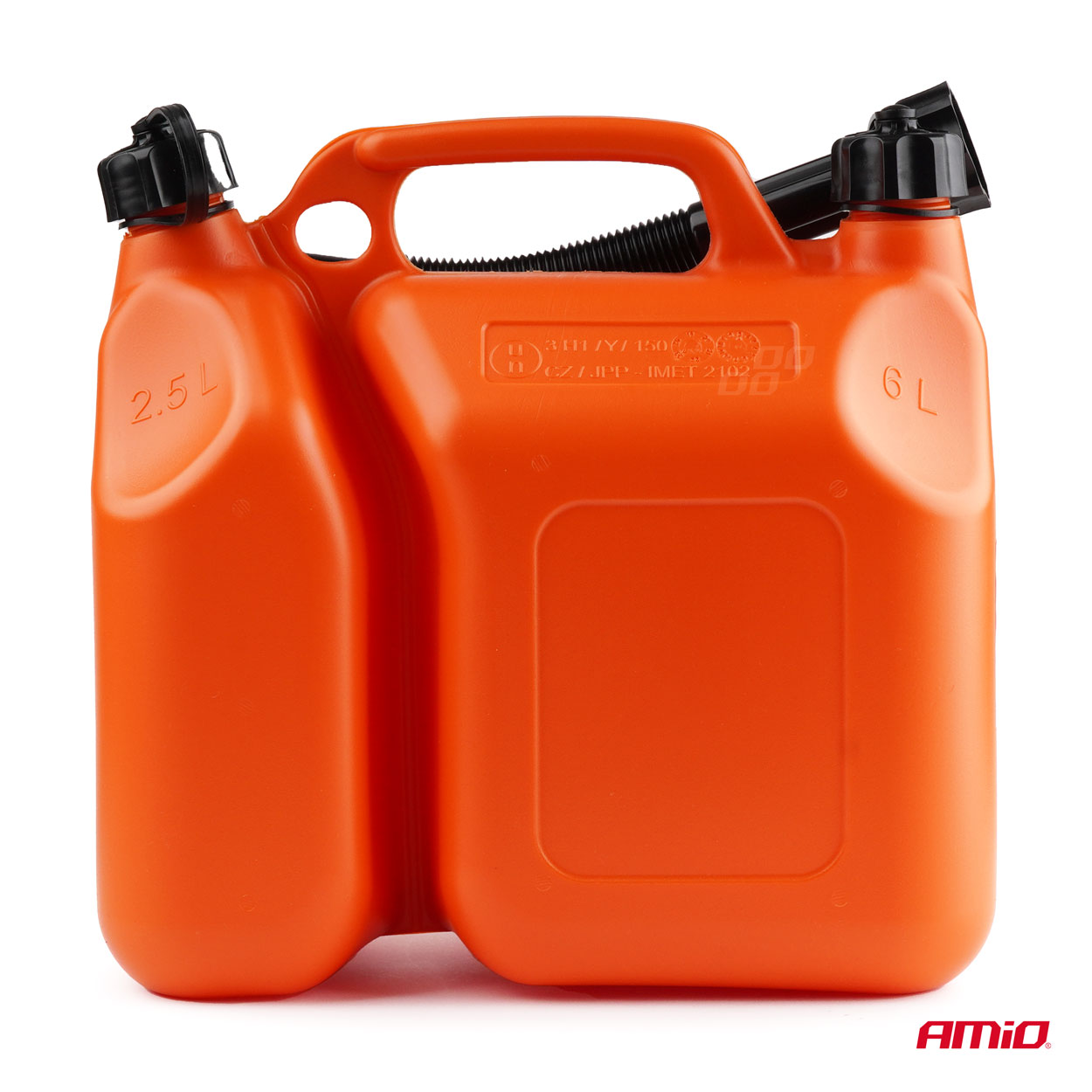 Canistra combustibil din plastic, 2 compartimente, 6l + 2,5l; AMIO