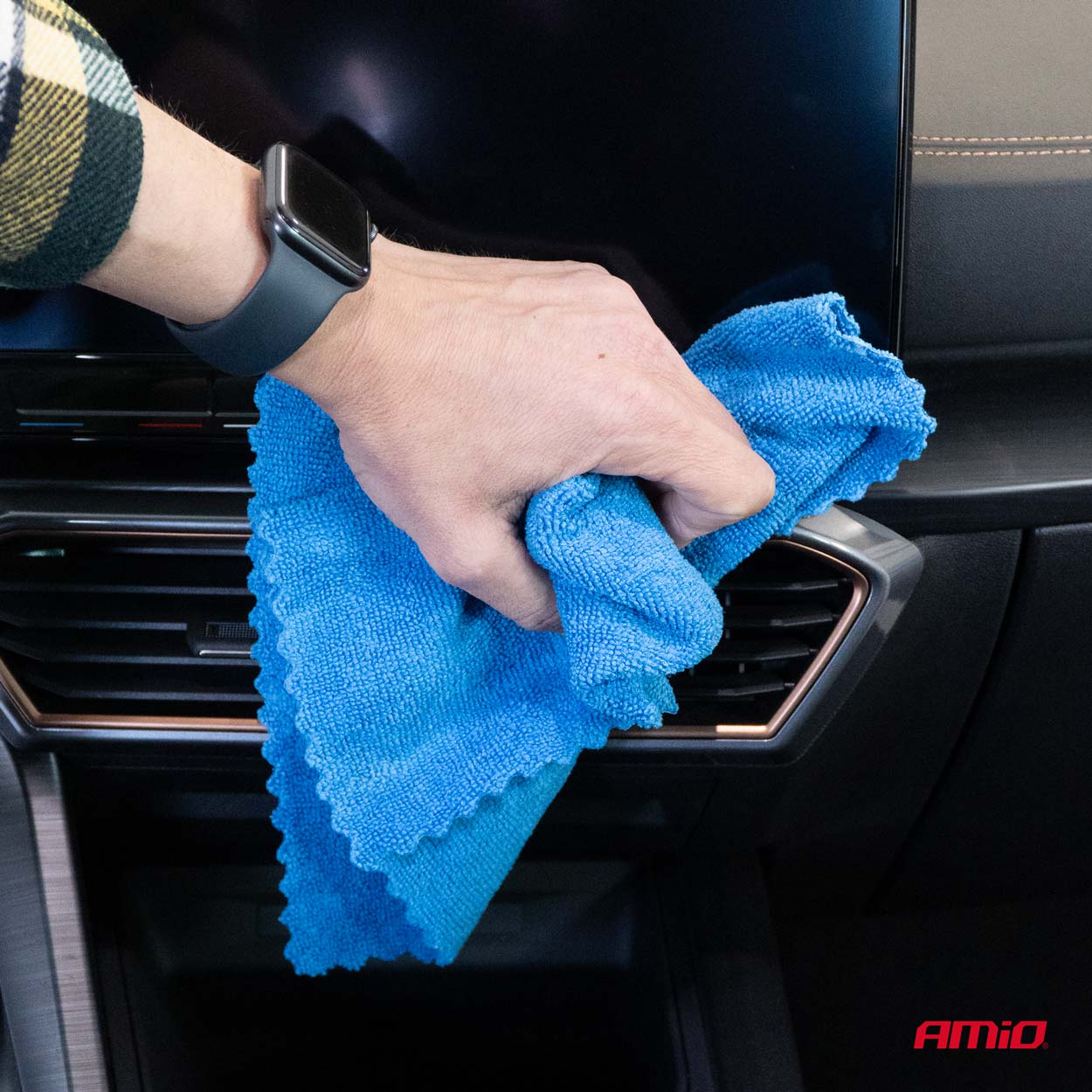 Pachet de lavete din microfibre 30x30cm, 30 buc; AMIO