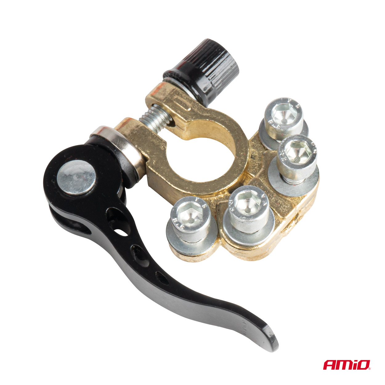 Set borne auto cu decuplare rapida, cu papuci si protectii ; AMIO