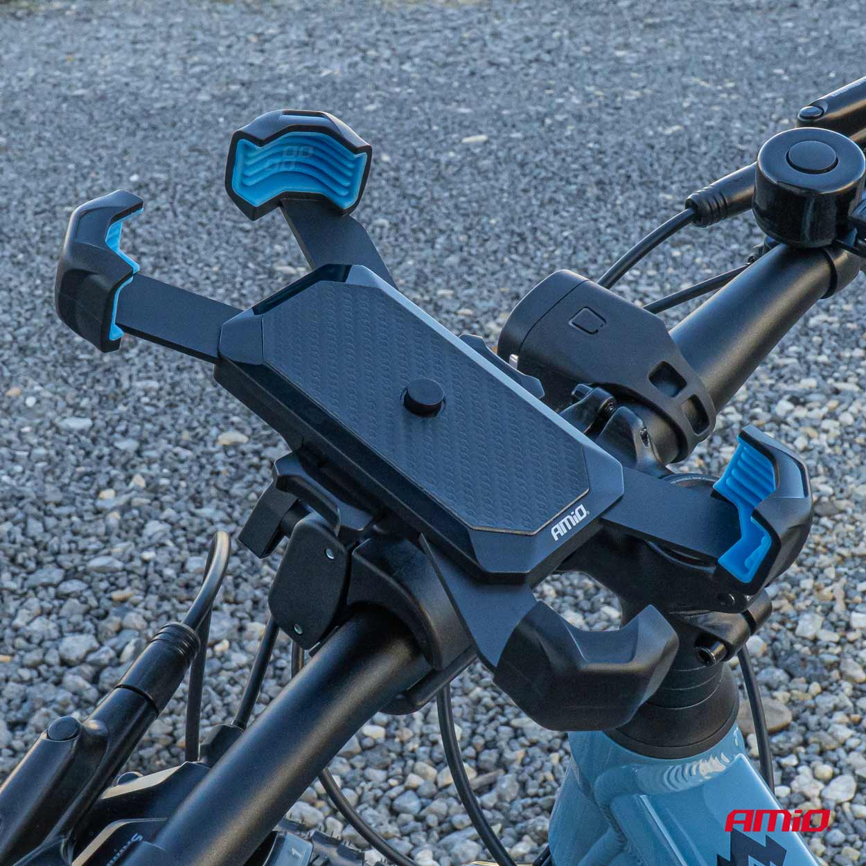 Suport rotativ 360� pentru telefon, pentru bicicleta, motocicleta, scuter; AMIO