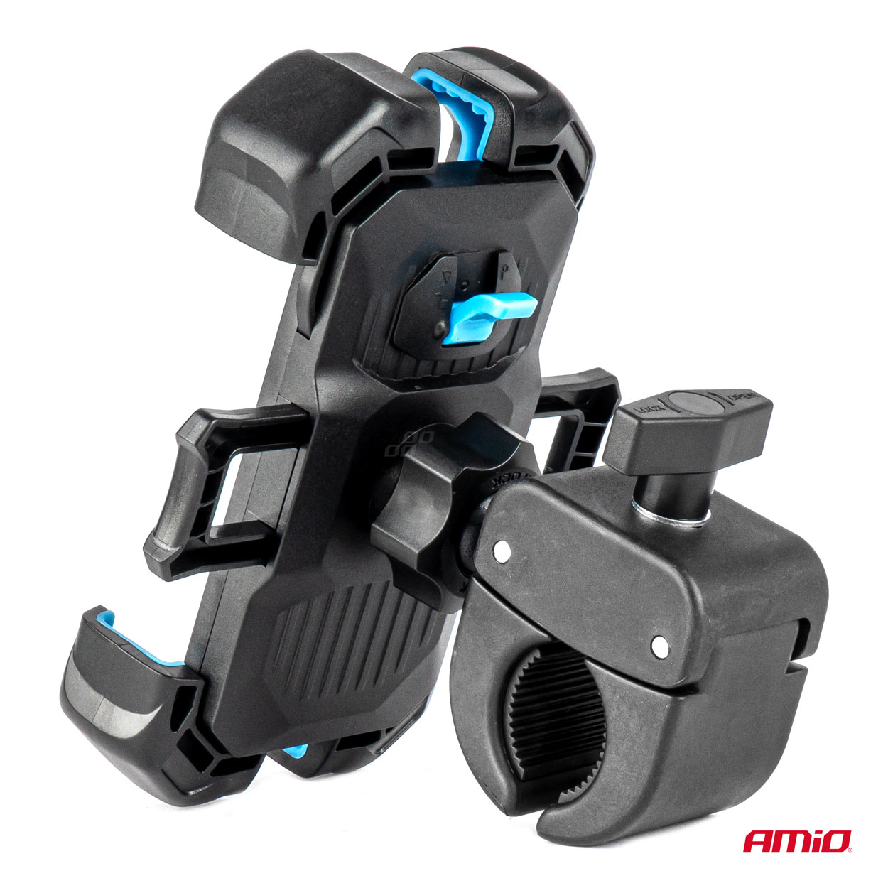 Suport rotativ 360� pentru telefon, pentru bicicleta, motocicleta, scuter; AMIO