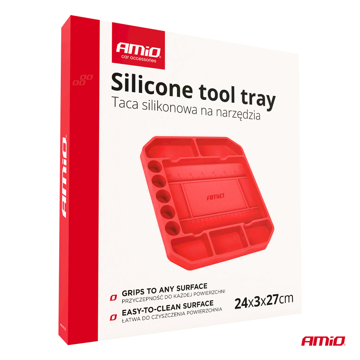 Tava scule atelier din silicon, 24x27x3cm; AMIO