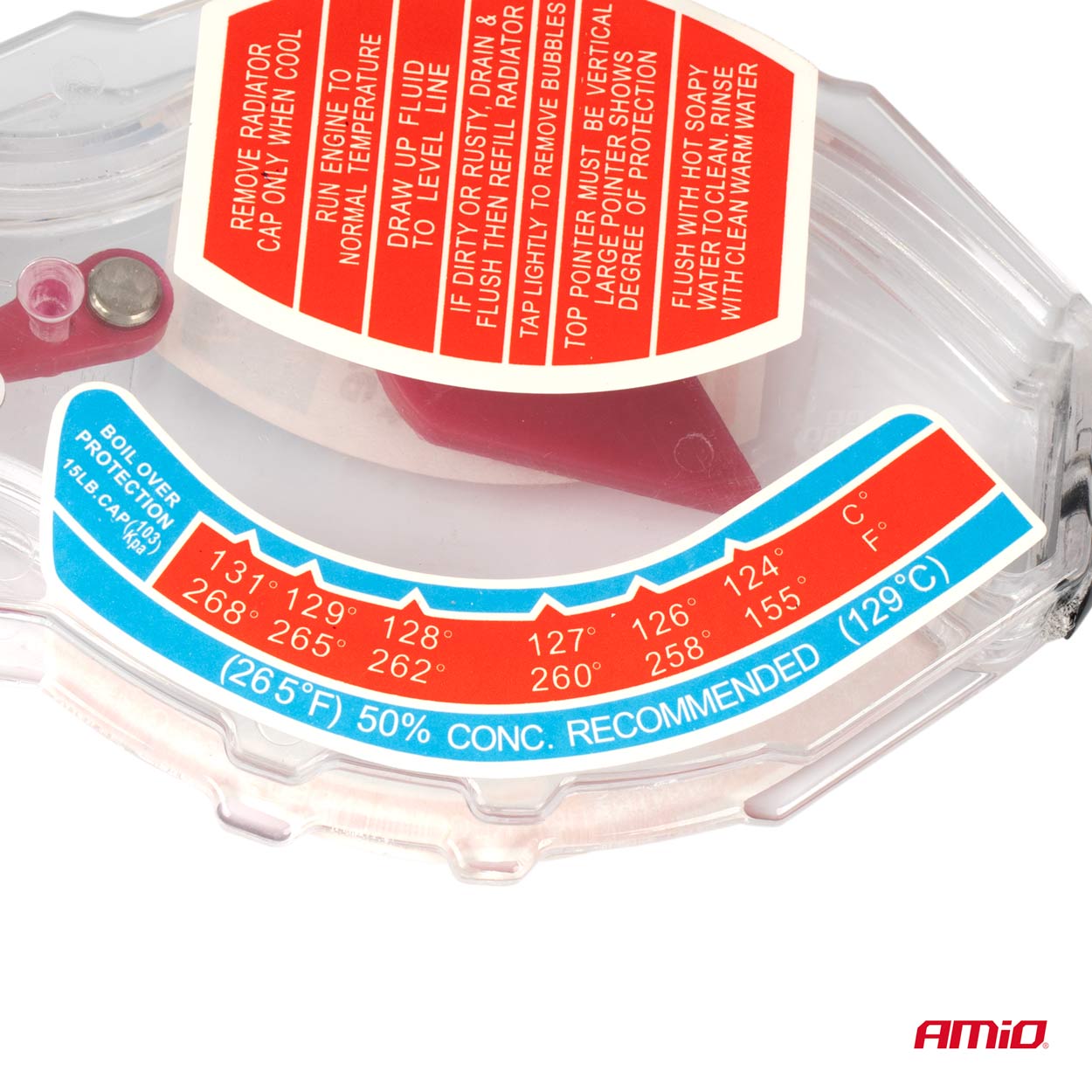 Tester de lichid de racire, Hidrometru antigel; AMIO