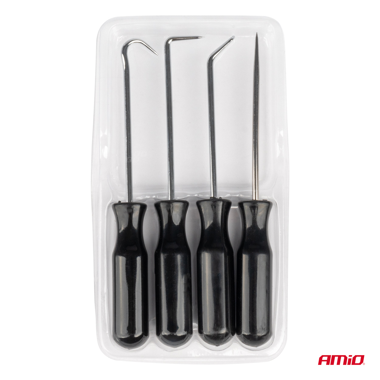 Set surubelnite cu carlig, dreapta, curbata, 90grade, carlig, 4 buc.; AMIO