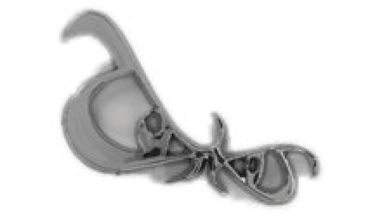 Ornament auto, Logo 3D Angry Eyes 83 x 58 mm