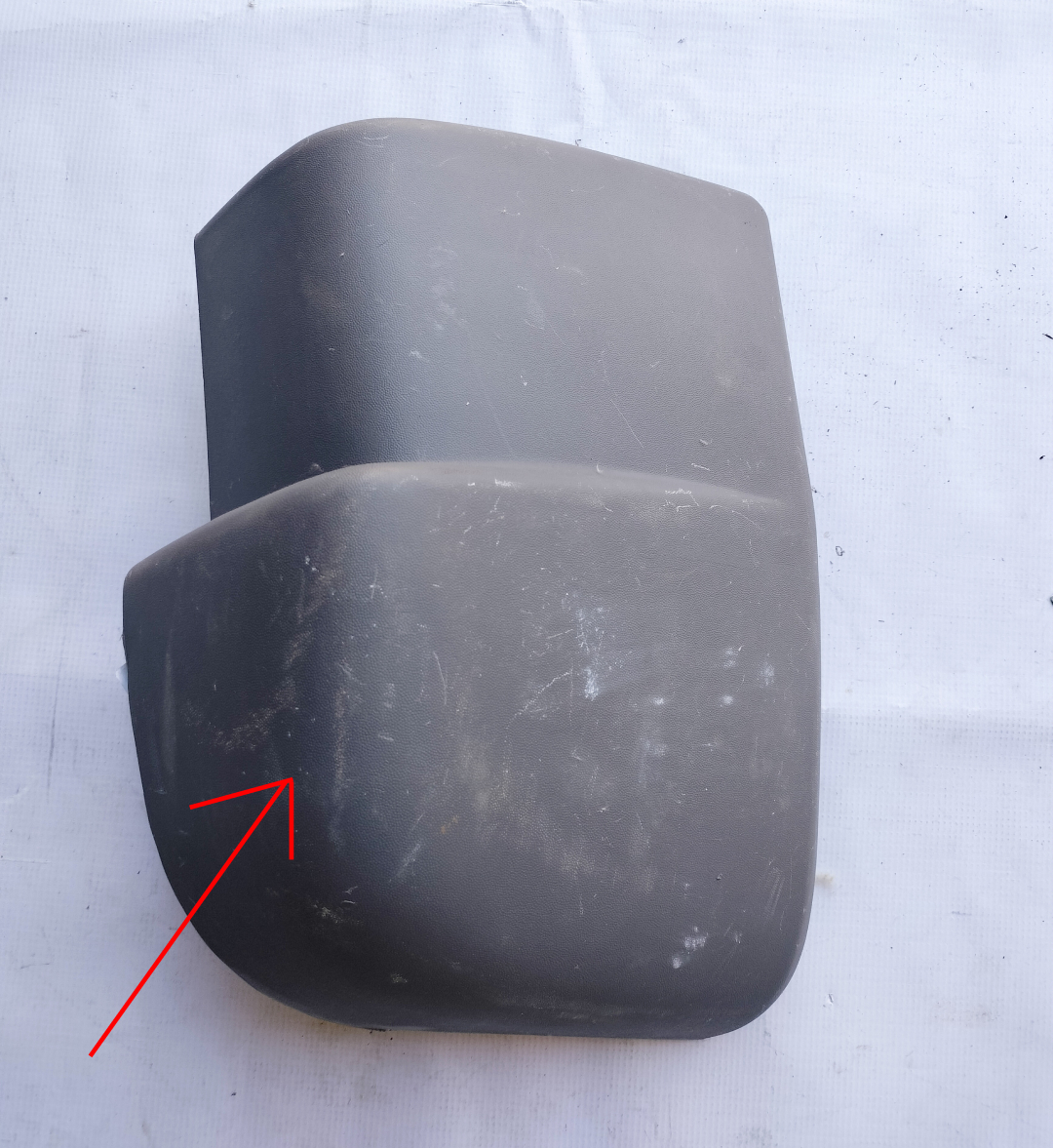 Parte laterala bara, colt lateral flaps spate, dreapta Mercedes Benz Sprinter 208-414,1995-2000, Sprinter 208-414, .2000-2002, Sprinter/Classic 208-416, 2003-, gri , ZGARIAT