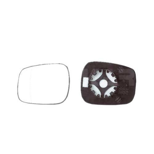 Geam oglinda externa Nissan Kubistar (X76) 08.2003-; Renault Kangoo I / Kangoo I Express 08.1997; fata, stanga; 7701048401, 7701048400, 77010-39896