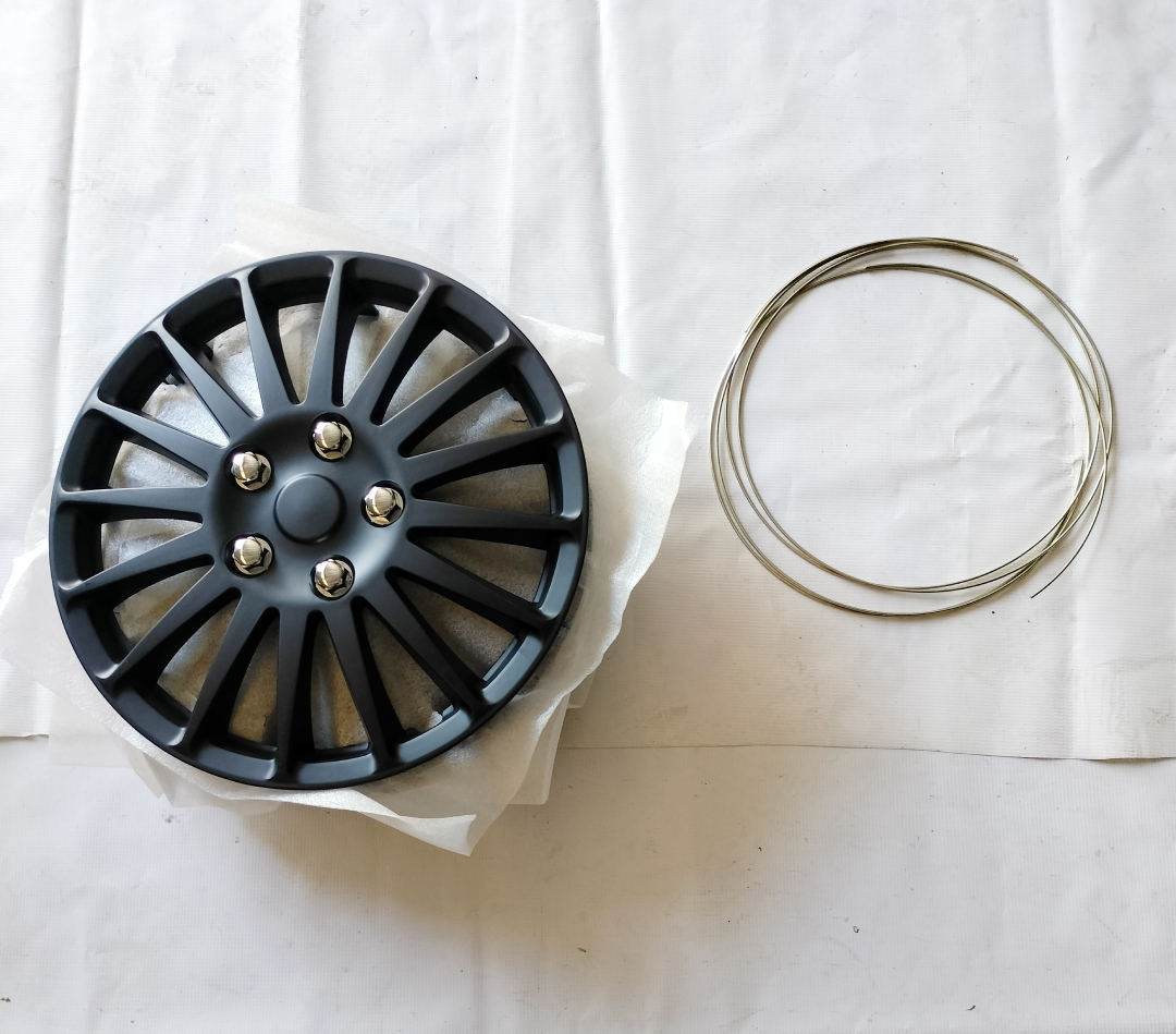 Set capace roti 14 inch Streetwize Lightning , Negru, CLEME RUPTE -VEZI POZE
