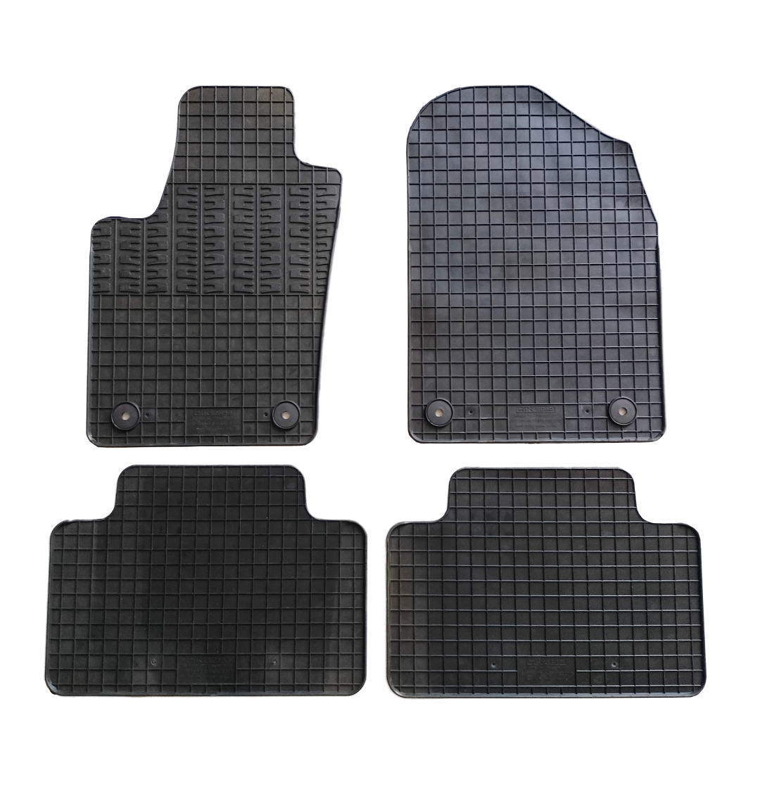 Set covorase auto din cauciuc Jeep Grand Cherokee (Wk2) 2017-2021, Negre