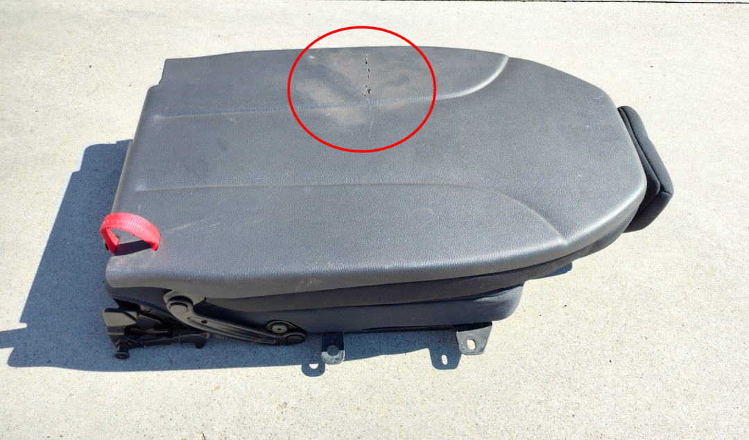 Scaun Renault Scenic 2 523379830; MURDAR, NECESITA CURATARE