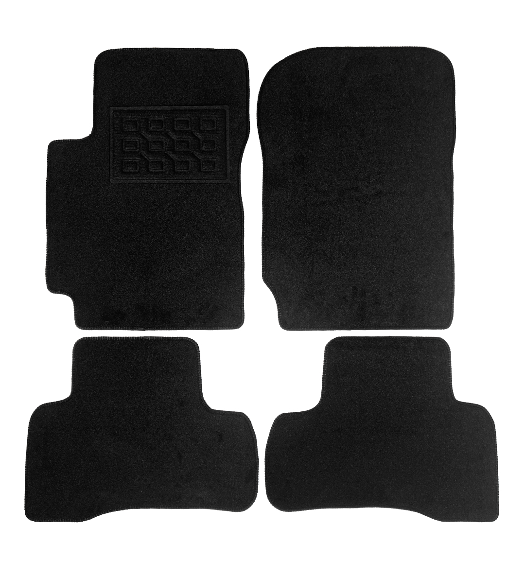 Set covorase auto mocheta Suzuki Grand Vitara 2 3 locuri 2005-&gt;2014, Negru, 4 buc.