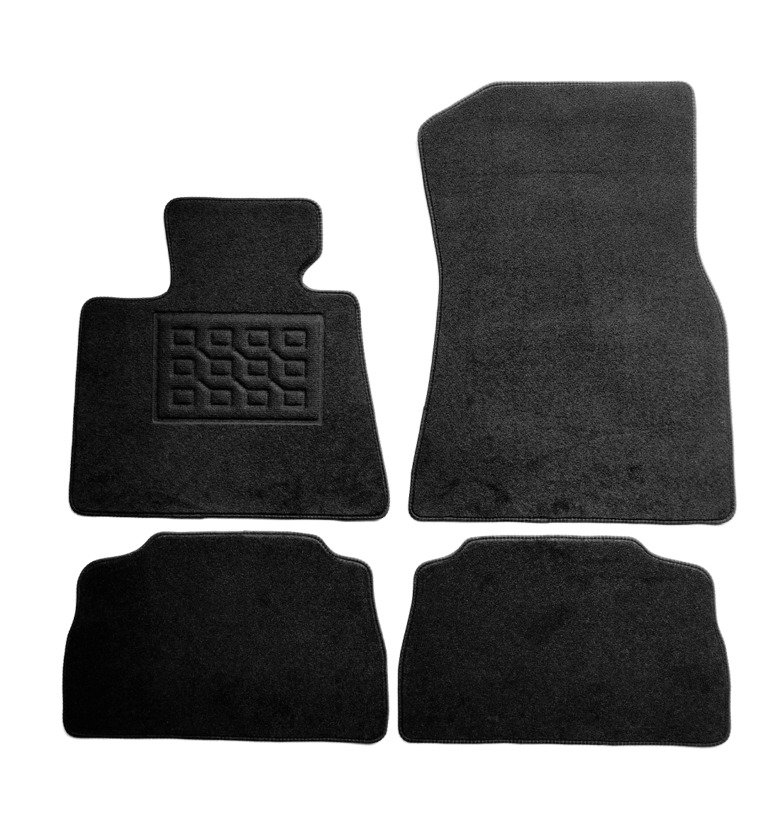 Set covorase auto mocheta Bmw X6 (G06) 2019-&gt;, Negru, 4 buc.