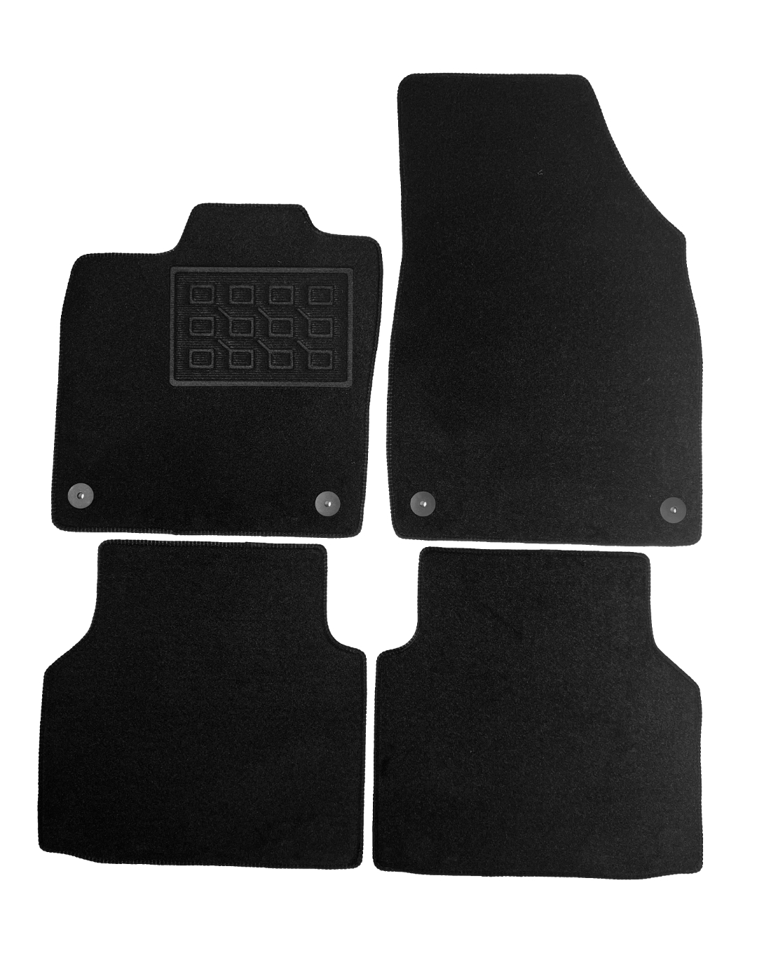 Set covorase auto mocheta Skoda Enyaq 4 2020-&gt;, Negru, 4 buc.