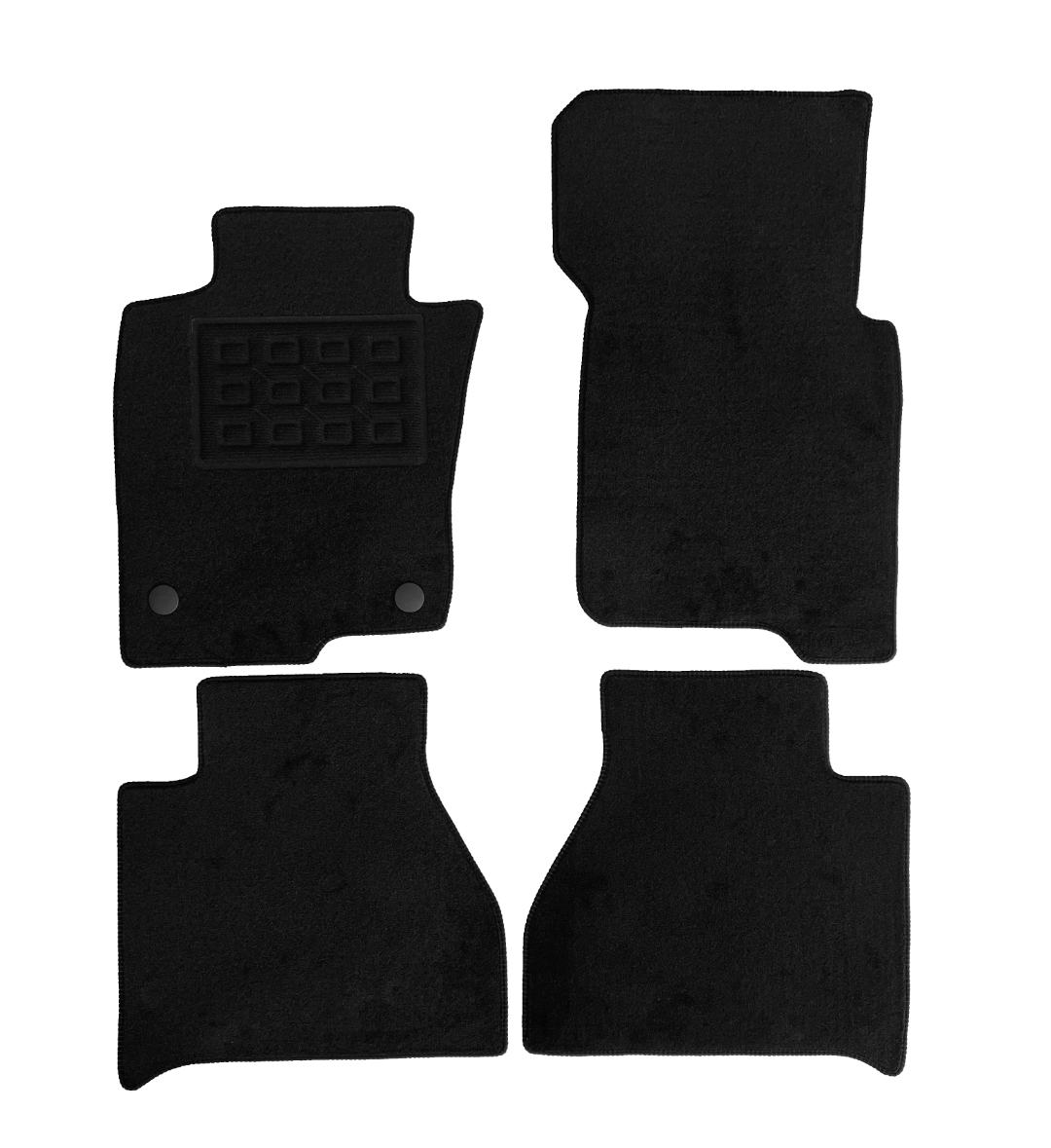 Set covorase auto mocheta Mercedes Clasa X 2017-&gt; 2017-&gt;, Negru, 4 buc.