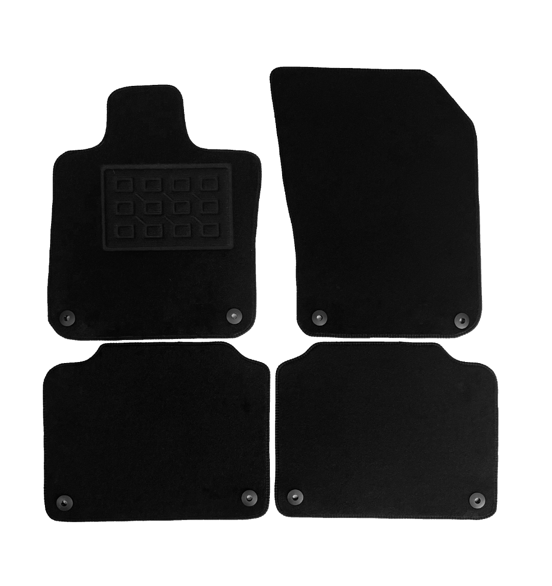 Set covorase auto mocheta Volvo S90 /V90 2016-&gt;, Negru, 4 buc.