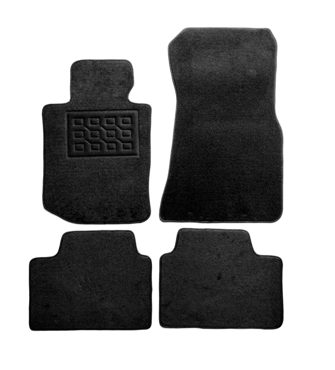 Set covorase auto mocheta Bmw Seria 4 (G26) Gran Coupe 2021-&gt;, Negru, 4 buc.
