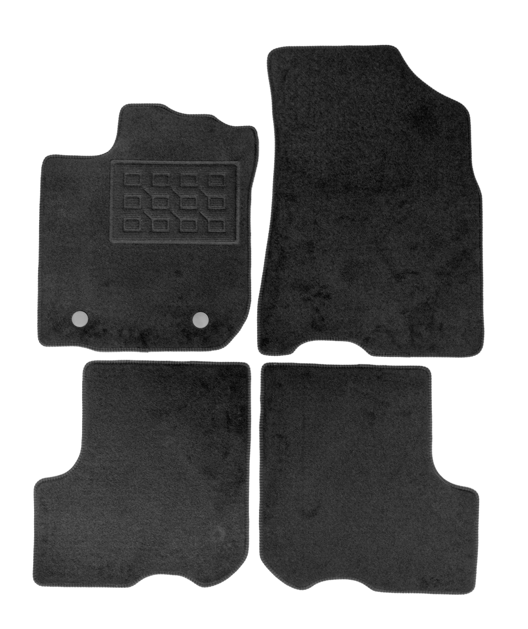 Set covorase auto mocheta Dacia Logan Mcv 5p. 2014-&gt;, Negru, 4 buc.