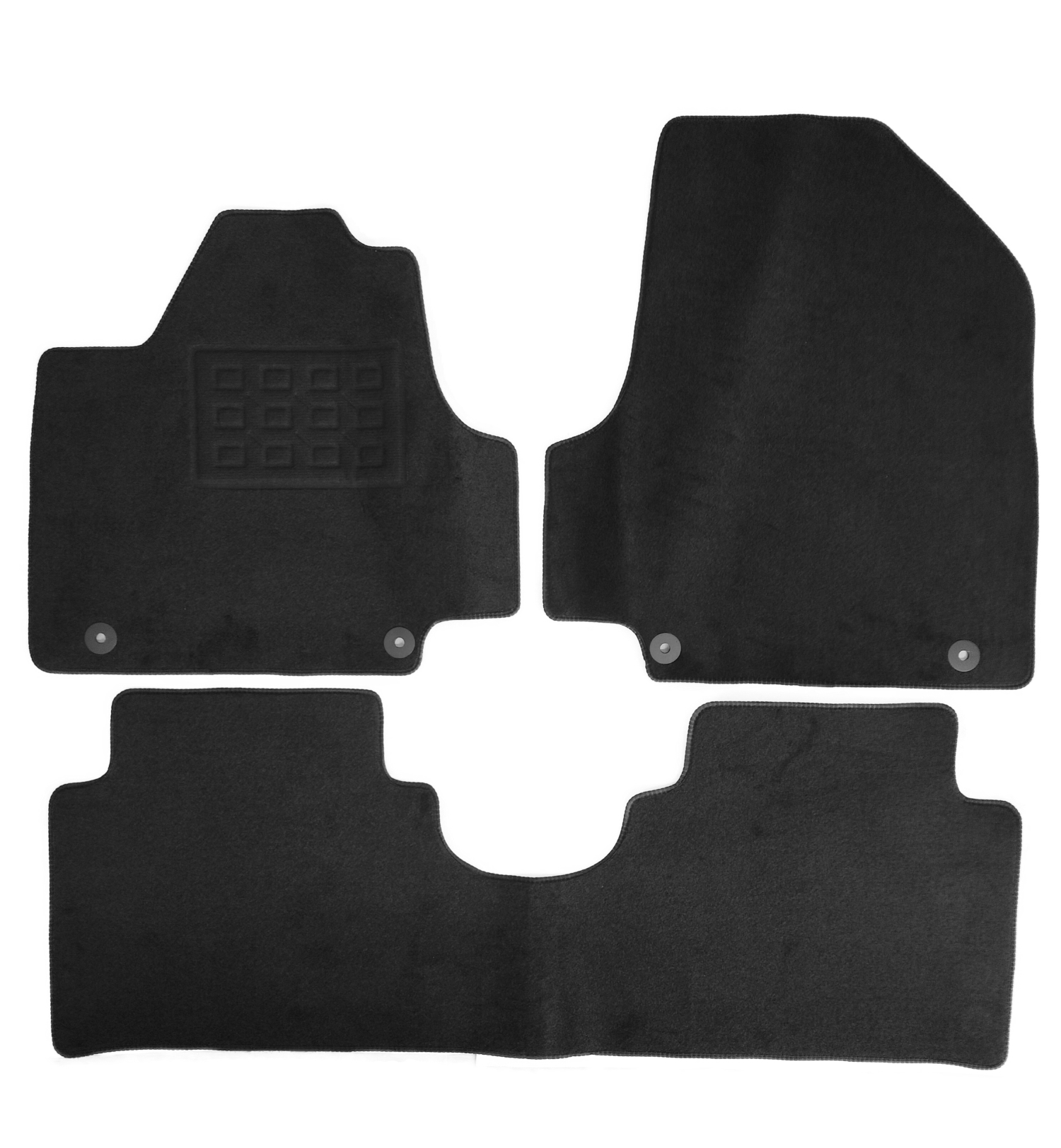 Set covorase auto mocheta Hyundai Ioniq 5 Electric Crossover 2021-&gt;, Negru, 3 buc.