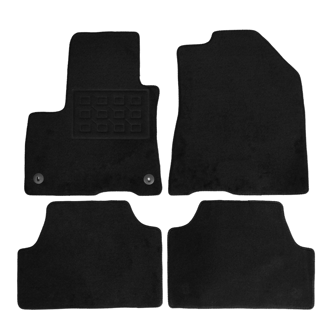 Set covorase auto mocheta Kia E-Soul Electric 2021-&gt;, Negru, 4 buc.
