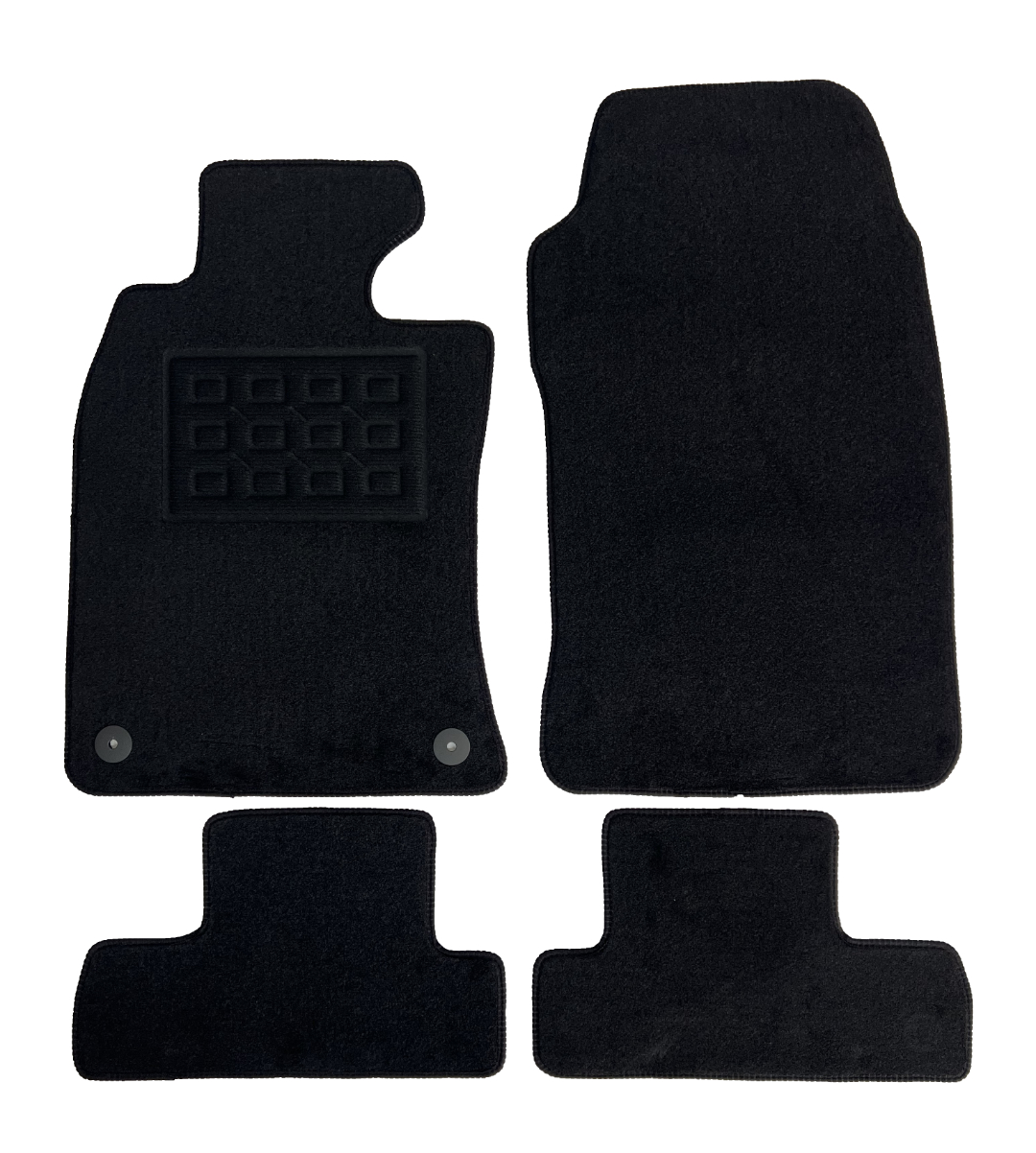 Set covorase auto mocheta Mini R52 Convertible 2005-&gt;2007, Negru, 4 buc.