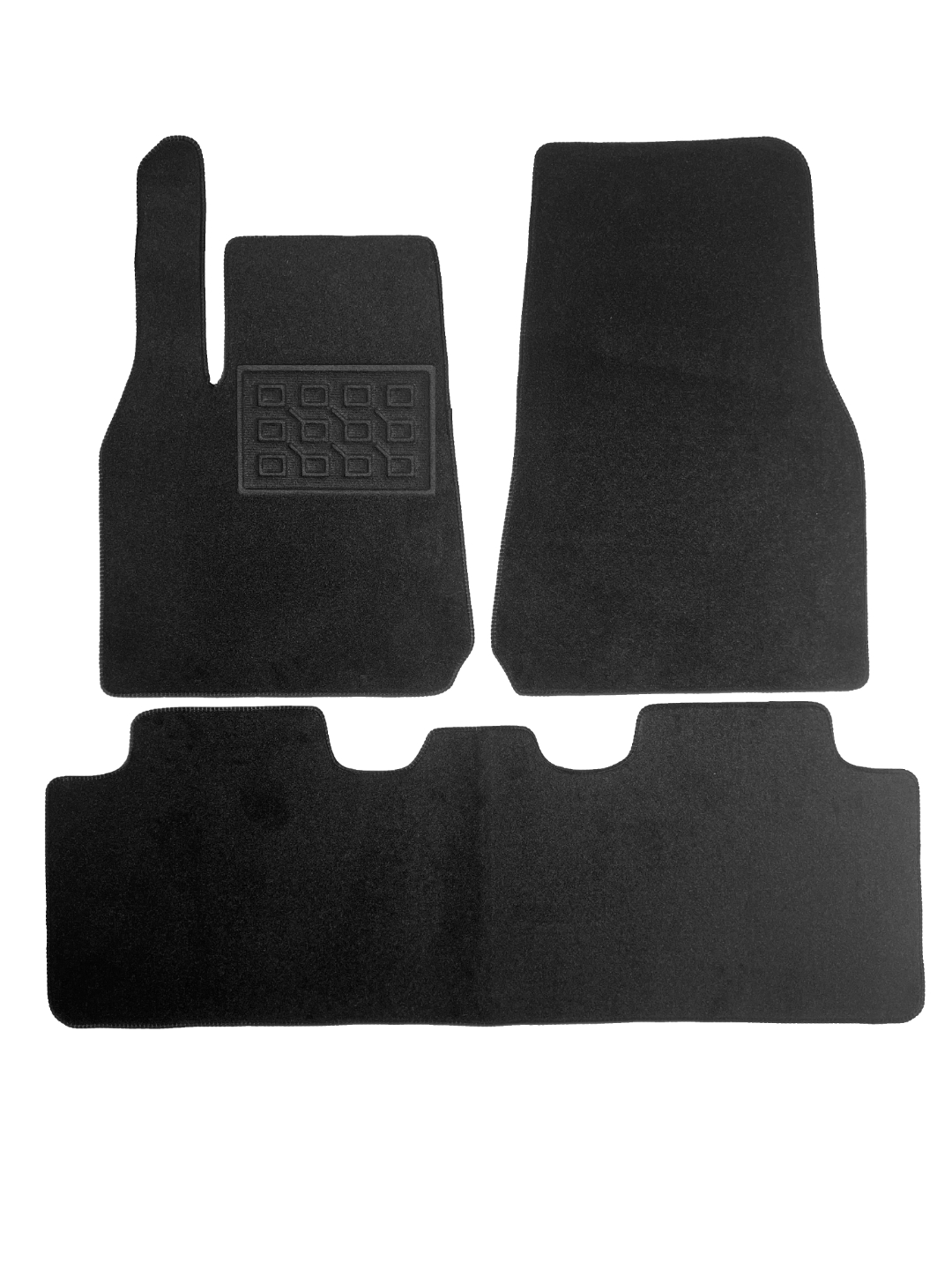 Set covorase auto mocheta Tesla Model Y 2020-&gt;, Negru, 3 buc.