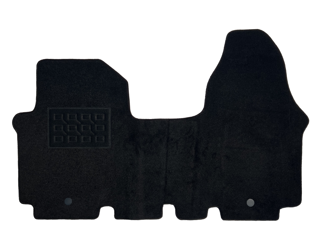 Set covorase auto mocheta Renault Trafic 2p. 2001-&gt;2014, Negru, 1 buc.