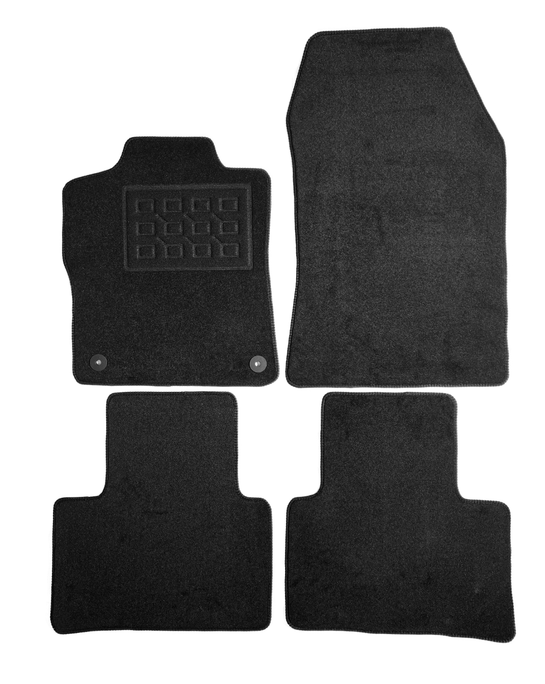 Set covorase auto mocheta Peugeot 308 Sw 5 locuri 2022-&gt;, Negru, 4 buc.