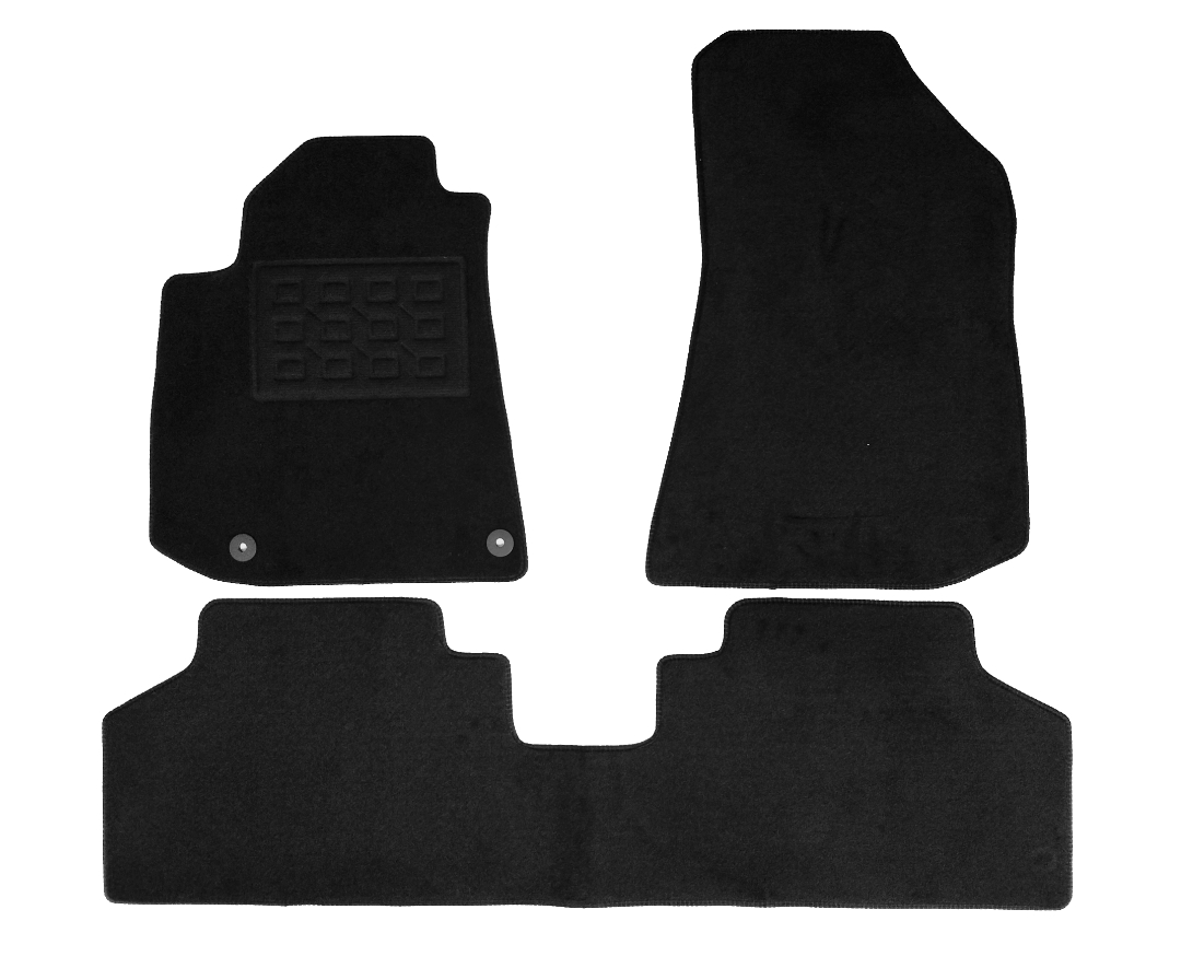 Set covorase auto mocheta Kia Ev Niro Electric 2022-&gt;, Negru, 3 buc.