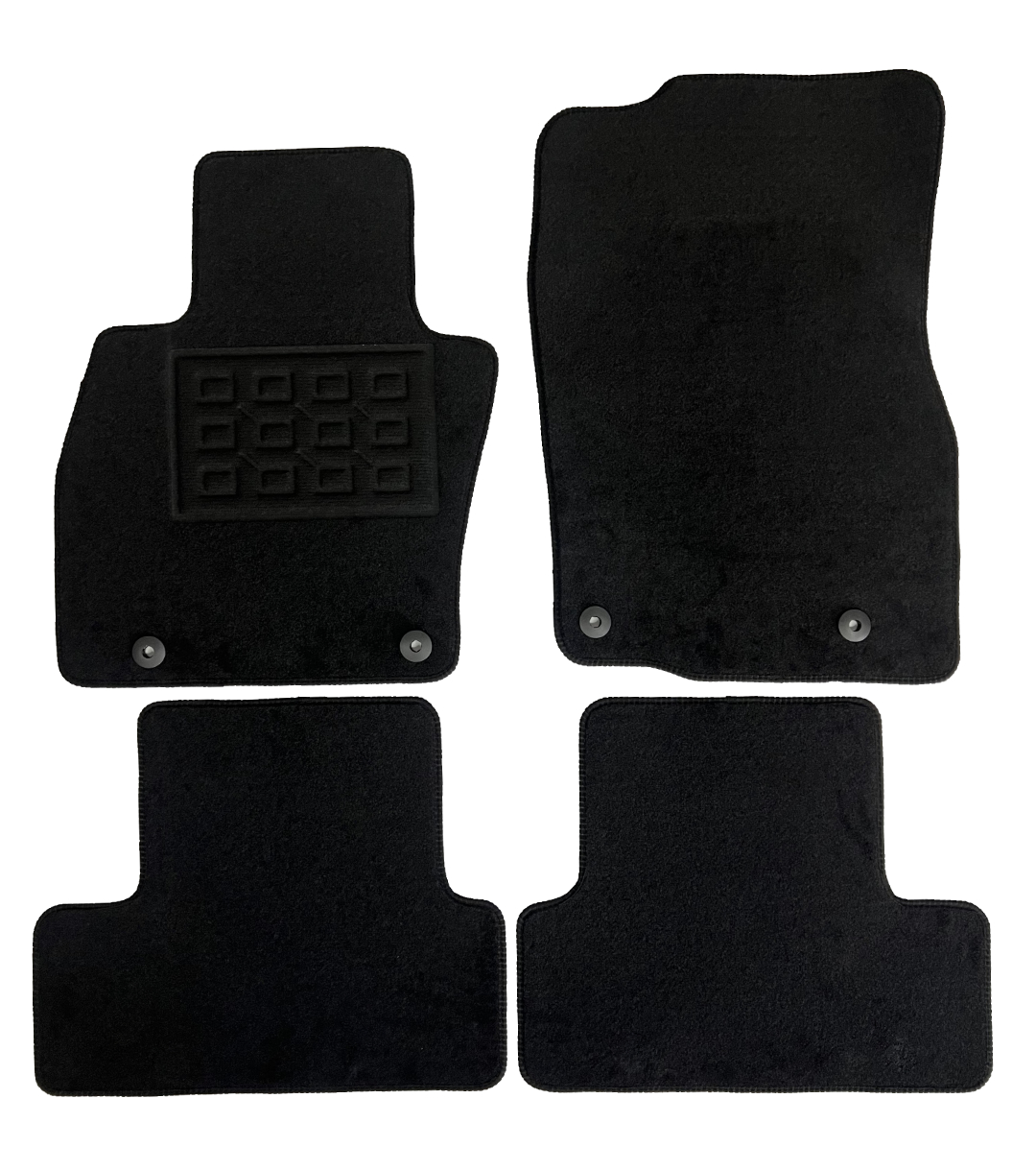 Set covorase auto mocheta Mazda Cx60 (Kh) 2022->, Negru, 4 buc.