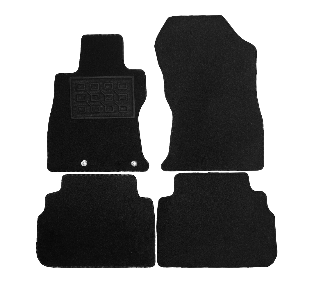 Set covorase auto mocheta Subaru Forester (Sk) Facelift 2022->, Negru, 4 buc.