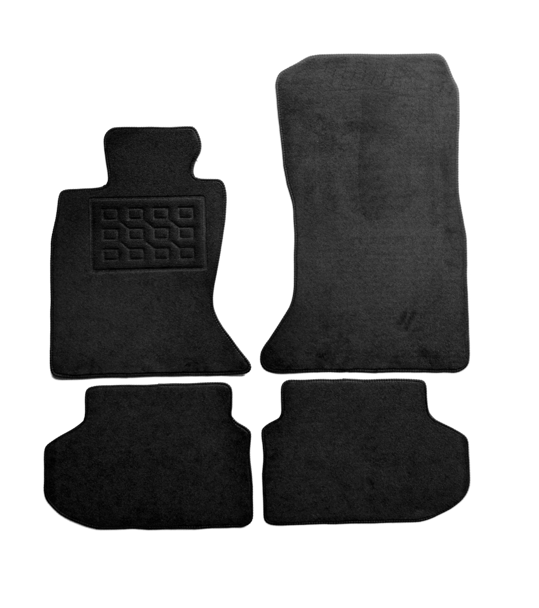 Set covorase auto mocheta Bmw Seria 5 (F10) ; (F11) 2010-&gt;2013, Negru, 4 buc.