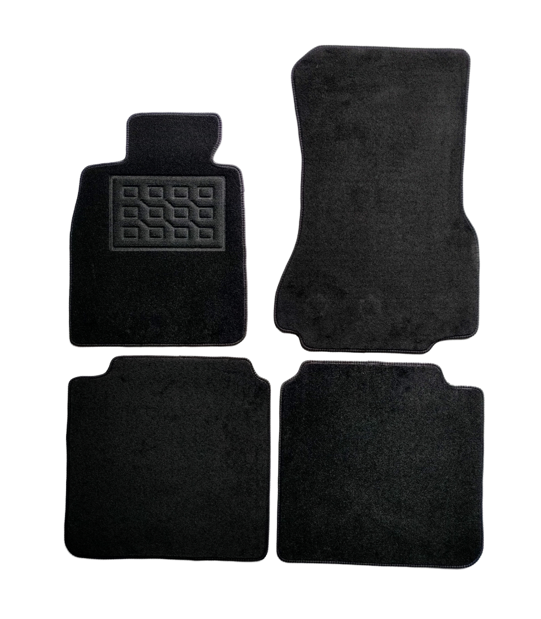 Set covorase auto mocheta Bmw I7 (G70 Bev) 2022->, Negru, 4 buc.