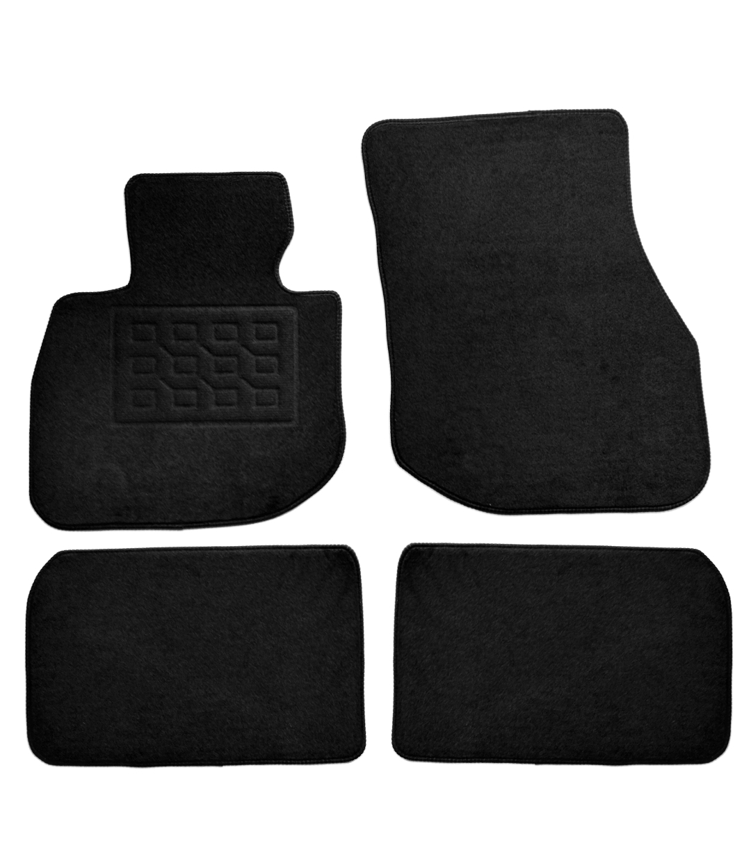 Set covorase auto mocheta Bmw Ix 1 Electric 2023-&gt;, Negru, 4 buc.