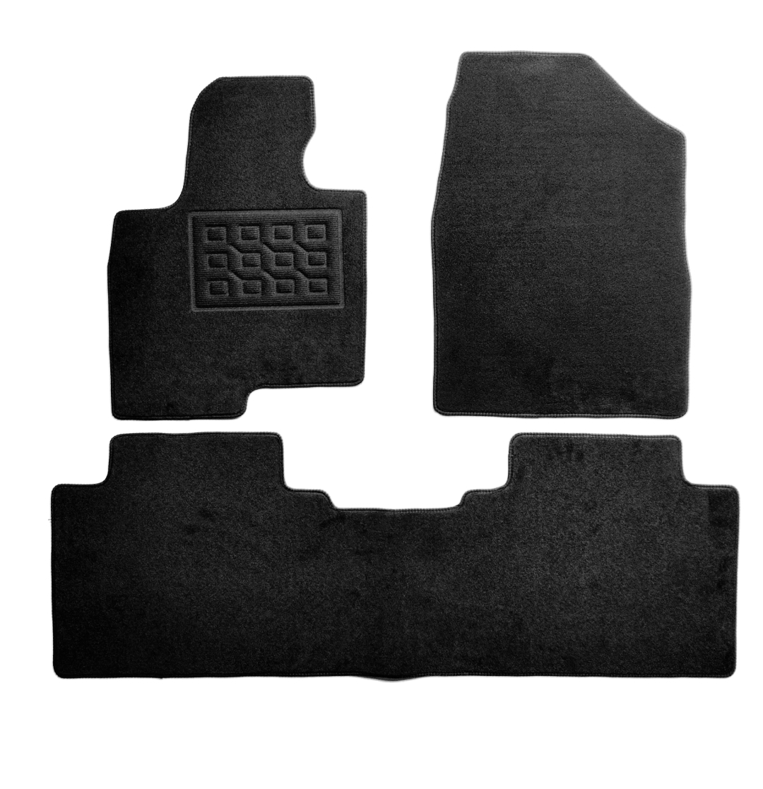 Set covorase auto mocheta Baic 7 2024-&gt;, Negru, 3 buc.
