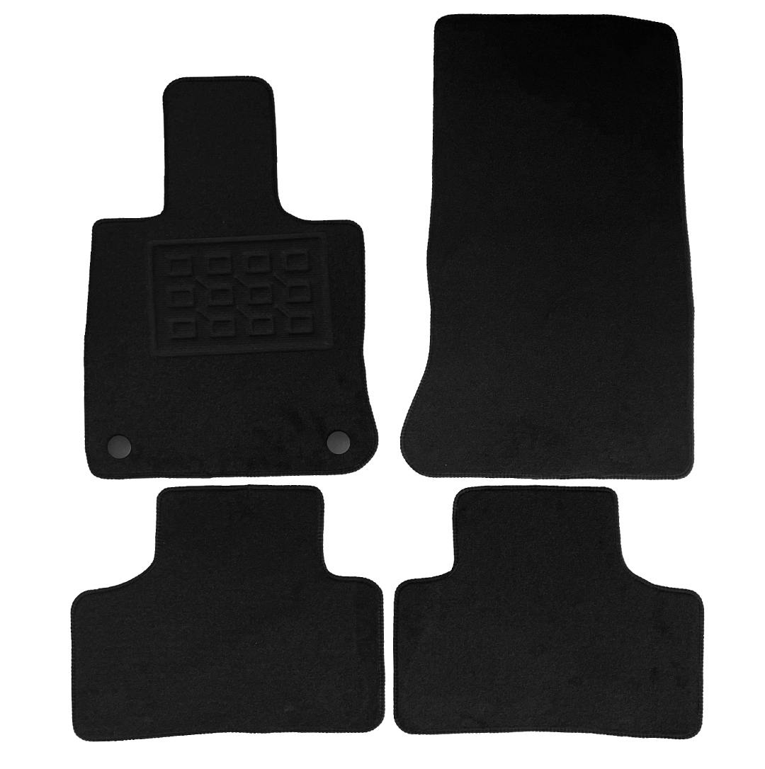 Set covorase auto mocheta Mercedes GLC (C254/X254) Coupe/Suv 2024-&gt;, Negru, 4 buc.