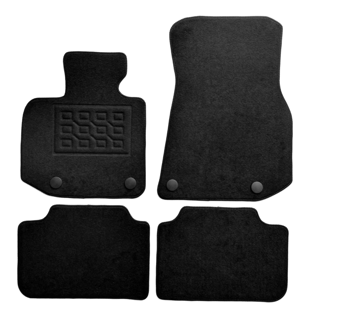 Set covorase auto mocheta Bmw X3 (G45) 2024->, Negru, 4 buc.