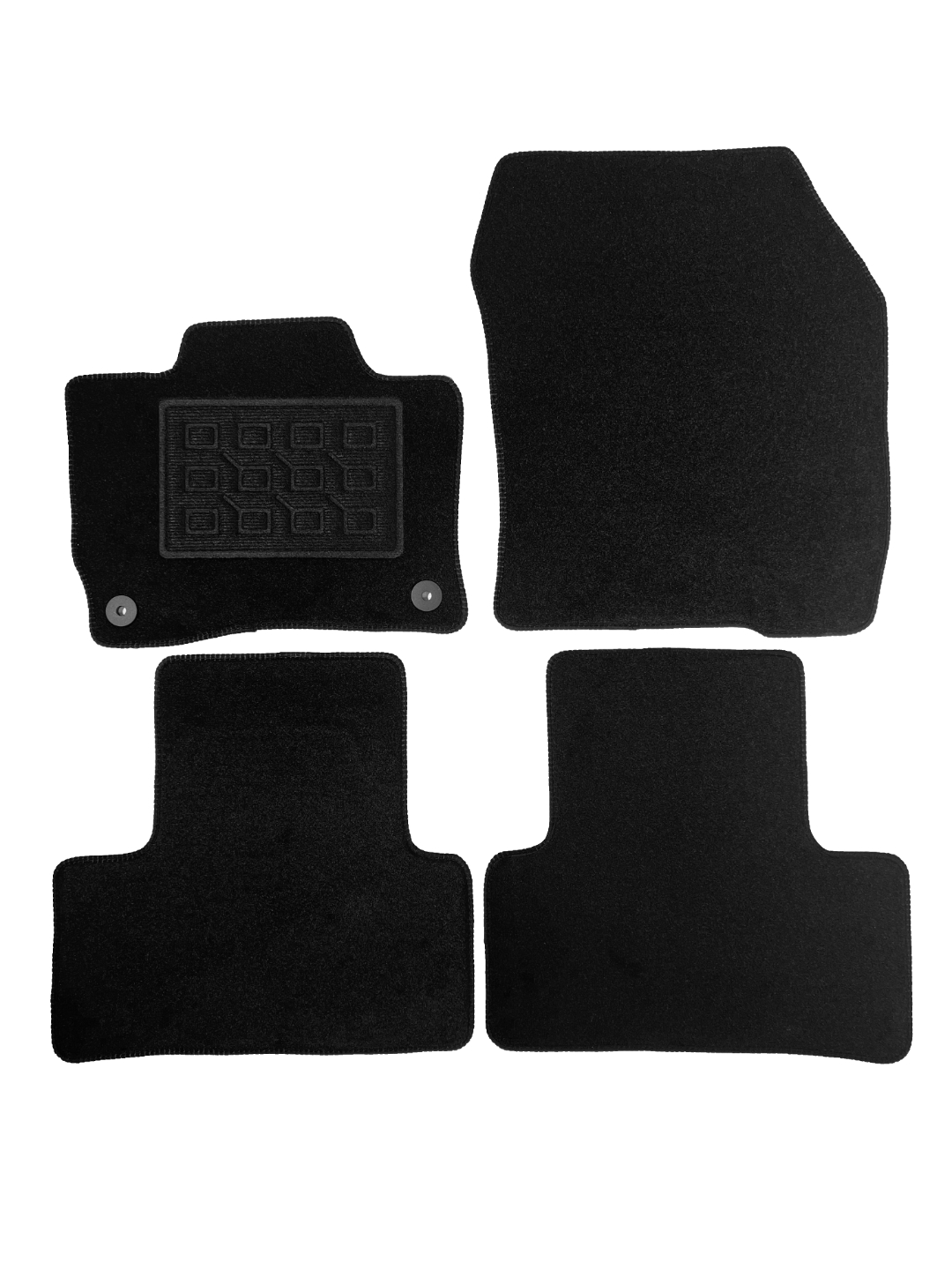 Set covorase auto mocheta Opel E-Astra L 2024->, Negru, 4 buc.