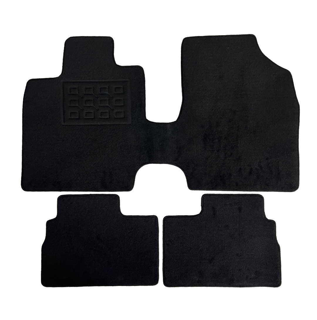 Set covorase auto mocheta Leapmotor T03 2024-&gt;, Negru, 3 buc.